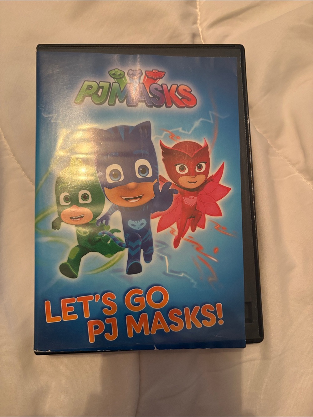 PJ Masks "Let's Go PJ Masks!" DVD - Blue Cover